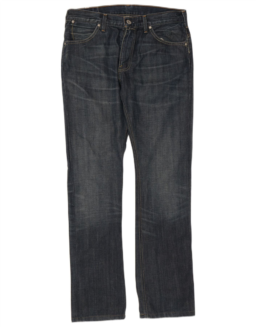 Vaqueros rectos Levi's para hombre W33 L34 Algodón azul marino