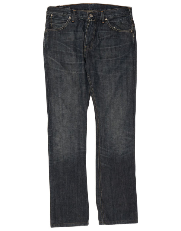 Vaqueros rectos Levi's para hombre W33 L34 Algodón azul marino