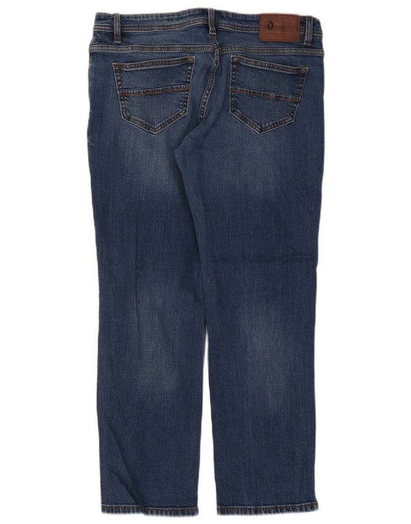 Dack's Jeans rectos de corte regular para hombre IT 50 Large W34 L28 Algodón azul