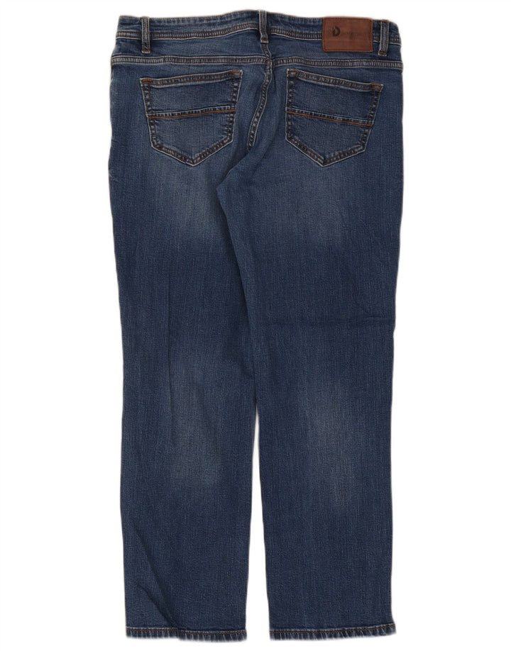 Dack's Jeans rectos de corte regular para hombre IT 50 Large W34 L28 Algodón azul