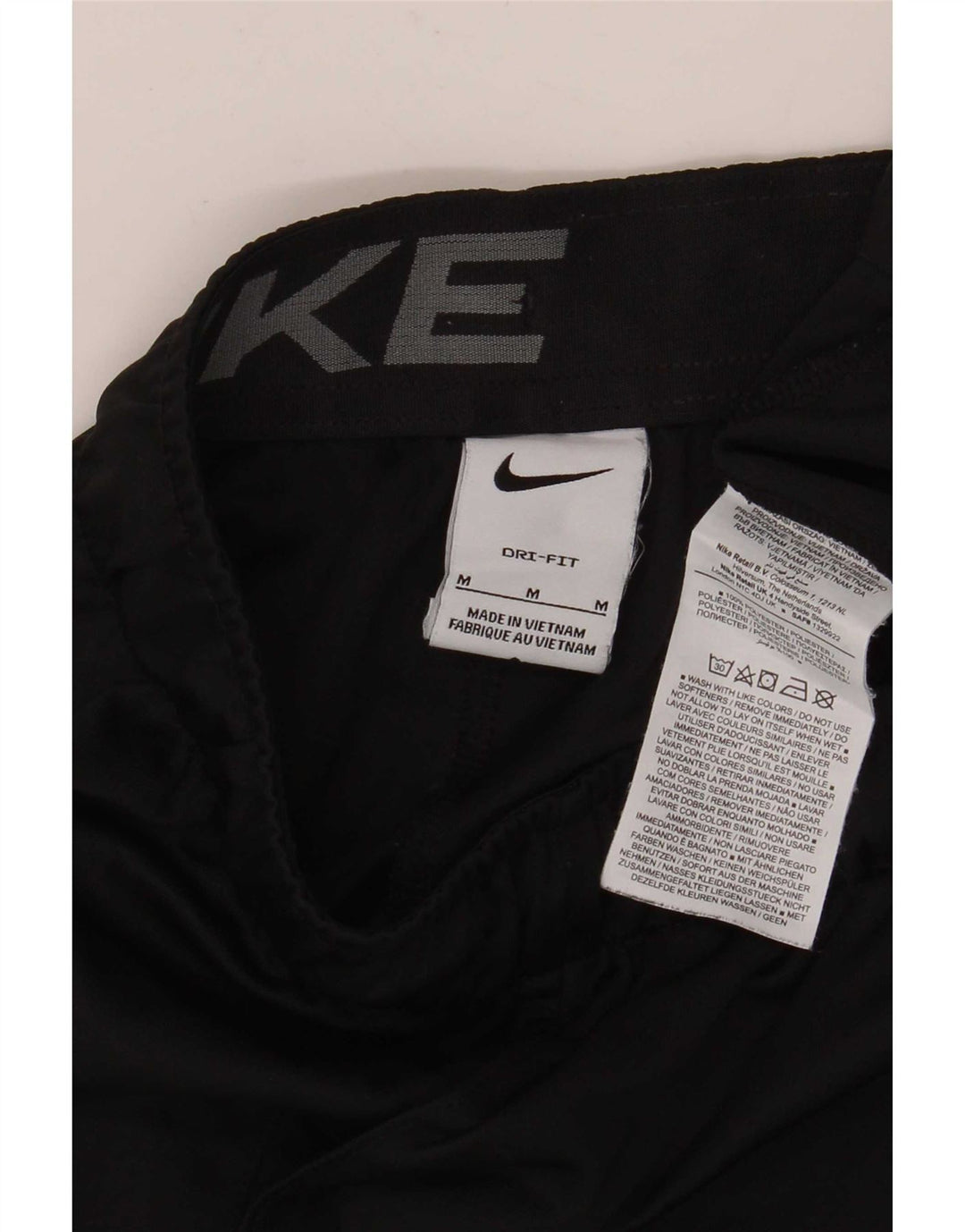 Pantalones cortos deportivos Nike Dri Fit para hombre Poliéster negro mediano