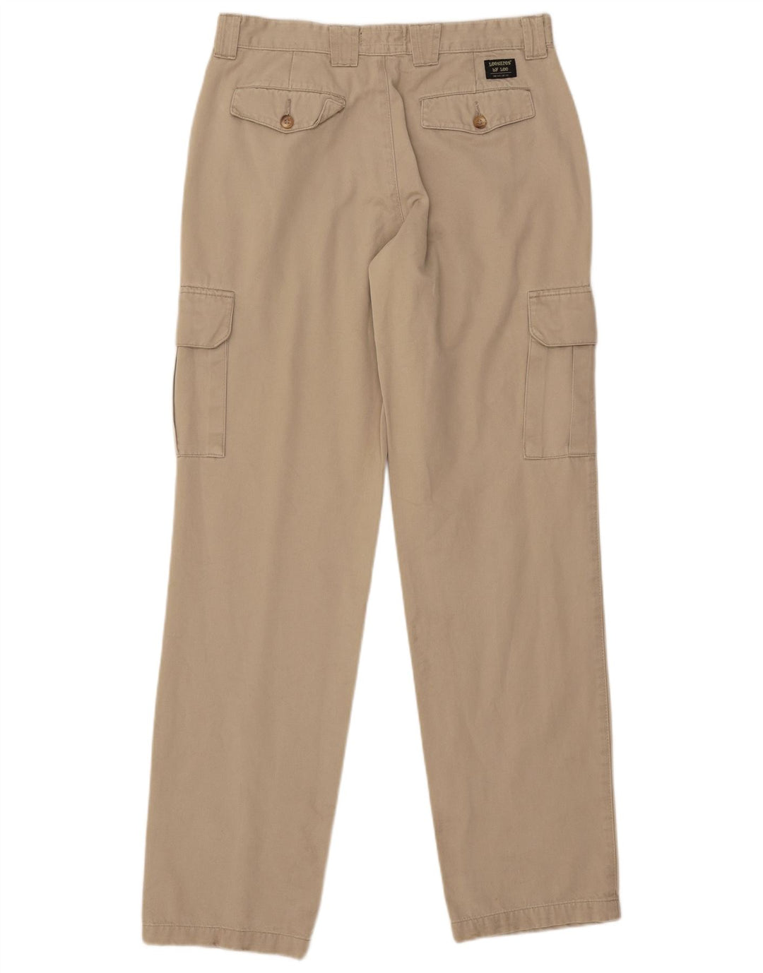 LEE Pantalones cargo rectos para hombre W32 L34 Algodón beige