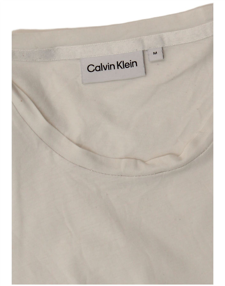 Camiseta Calvin Klein Hombre Top Mediano Blanco