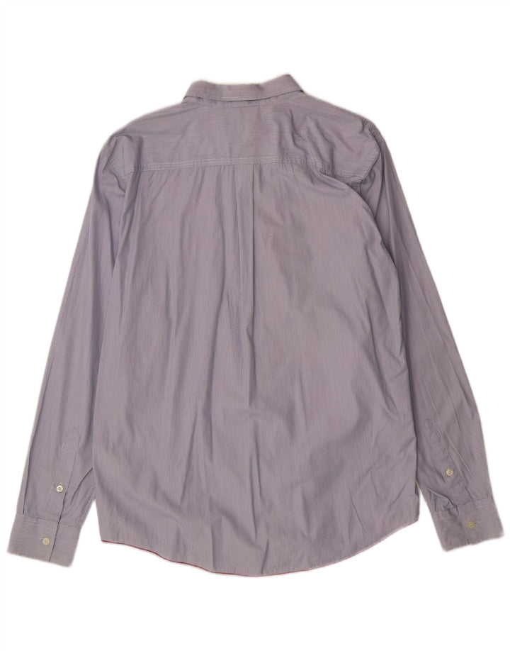 Cerruti 1881 Camisa Hombre XL Algodón Rayas Azules