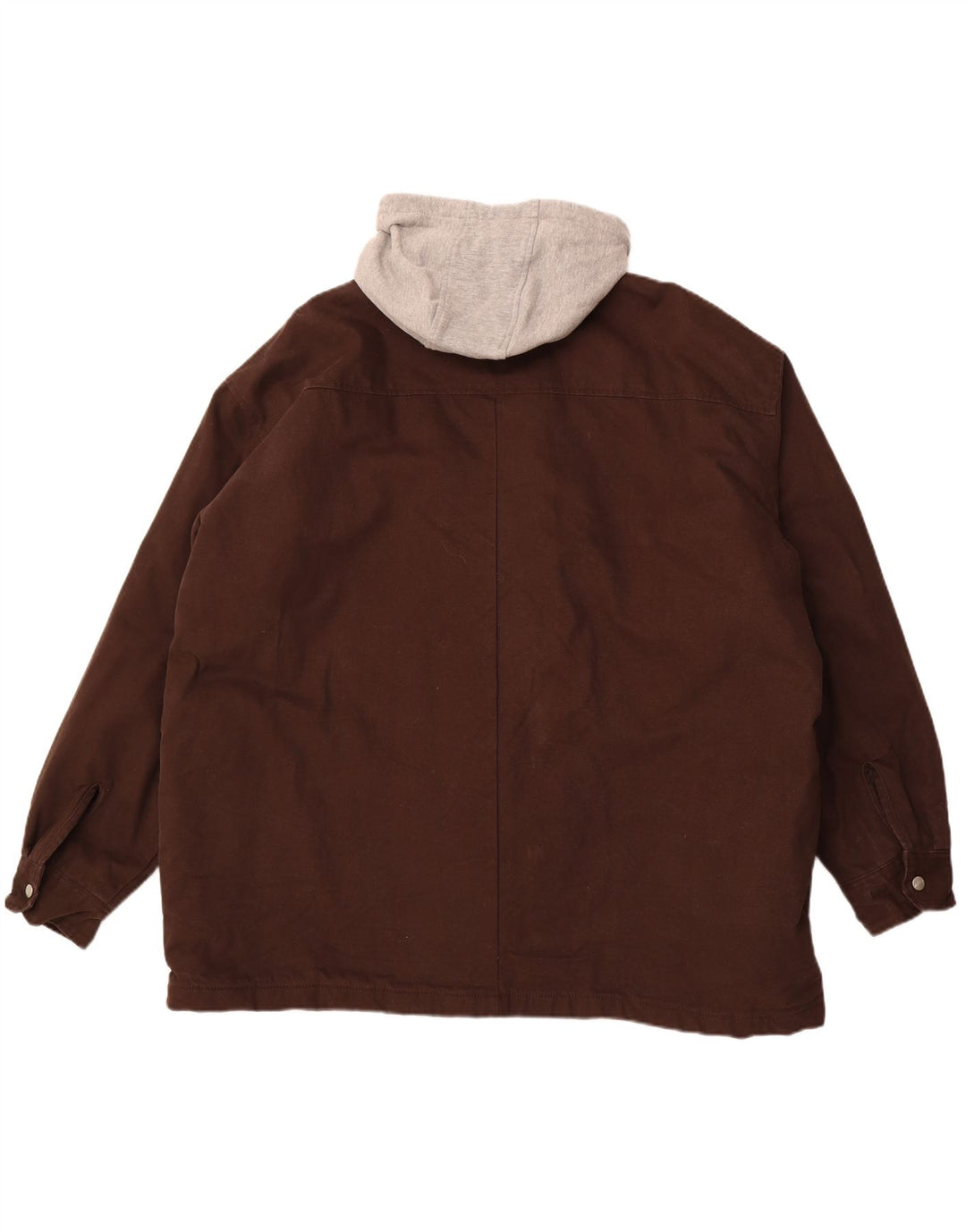 DICKIES Chaqueta bomber con capucha para hombre UK 36 Small Brown Colorblock