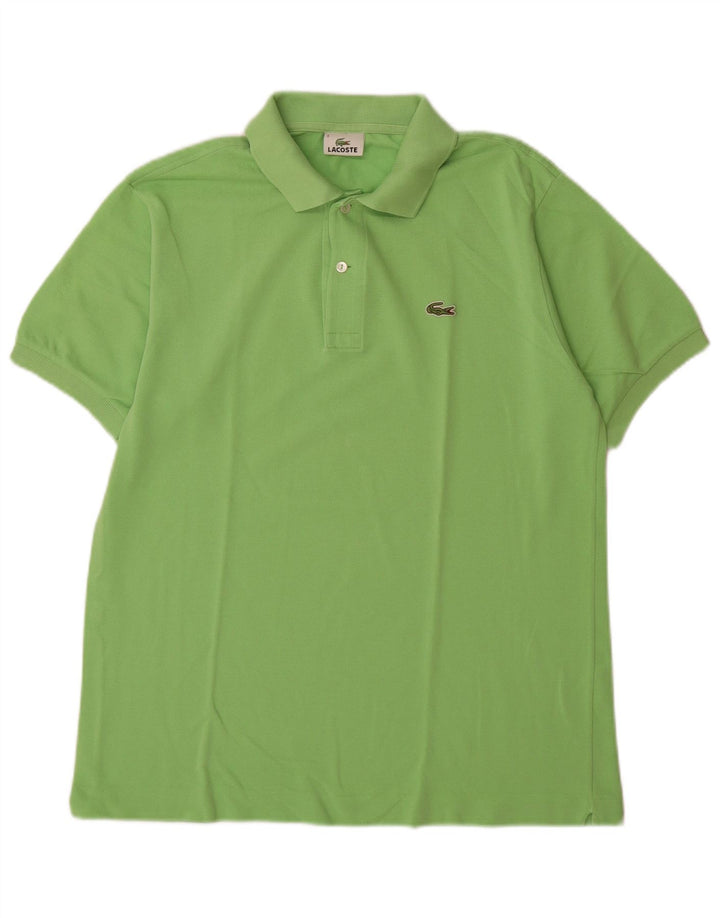 Polo Lacoste para hombre talla 4 algodón verde medio