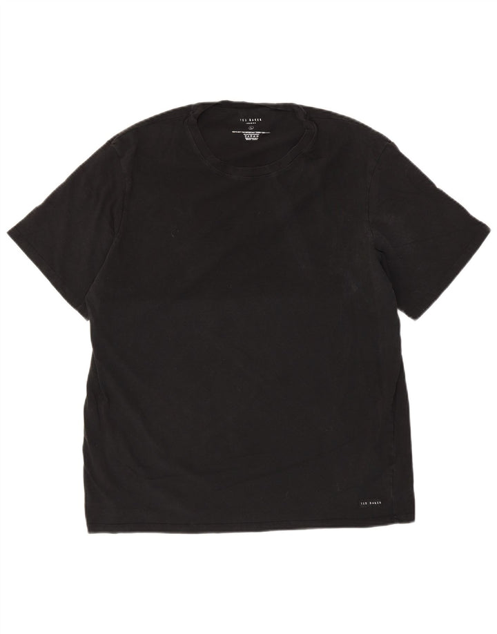 Ted Baker - Camiseta para hombre, talla grande, algodón negro