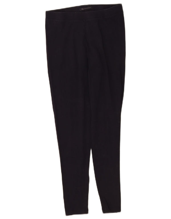Marks & Spencer Leggings cortos para mujer UK 10 Small Azul marino Algodón