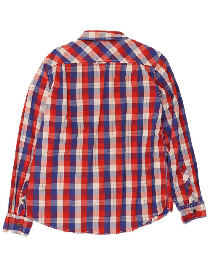 Camisa Engelbert Strauss Hombre Cuadros Rojos Medianos