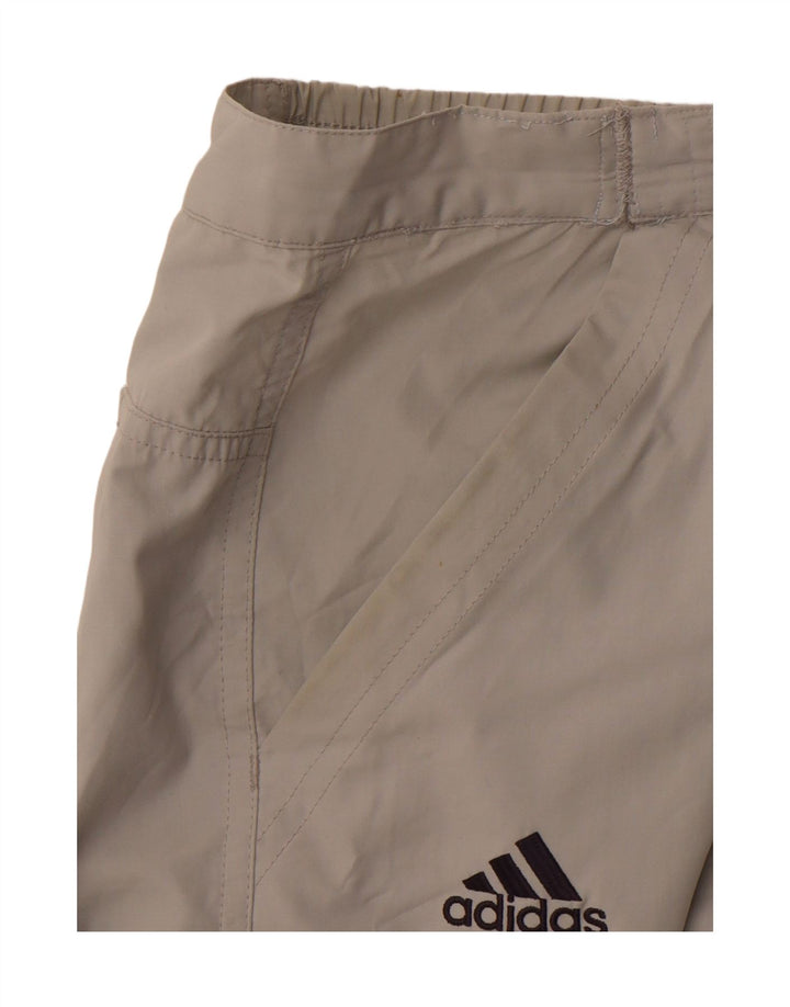 ADIDAS Mens Graphic Bermuda Shorts W36 Large  Grey Polyester