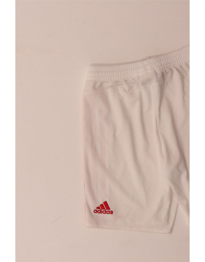 ADIDAS Pantalón corto deportivo Manchester United para niño 9-10 años Blanco Poliéster