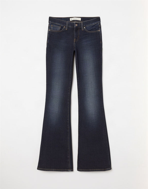 Vaqueros largos con corte bootcut para mujer Gap W26 L32 Algodón azul marino