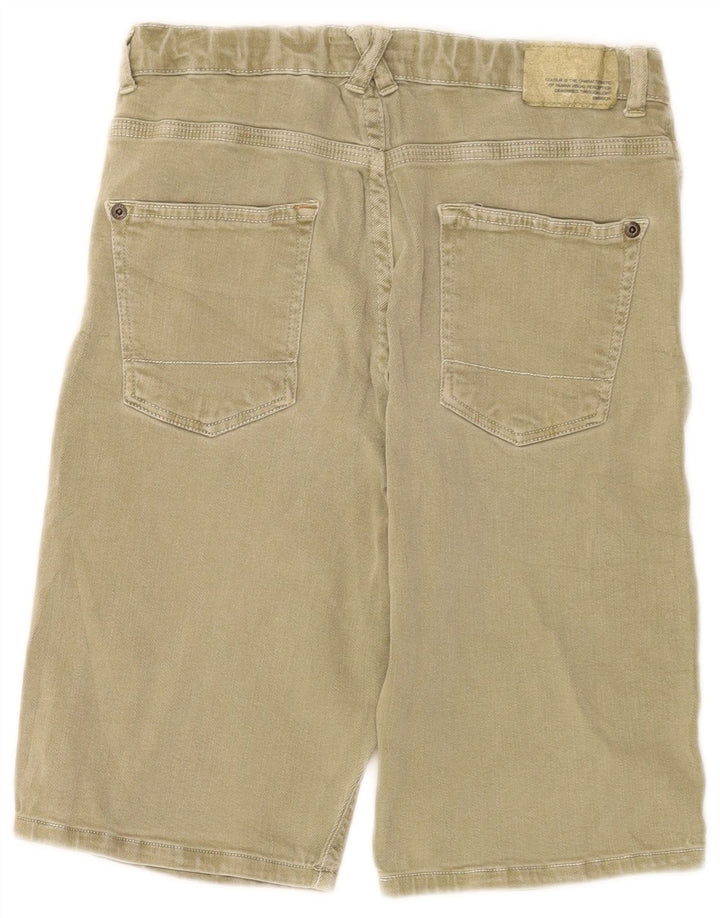 Zara Pantalones cortos vaqueros para niños 13-14 años W28 Caqui