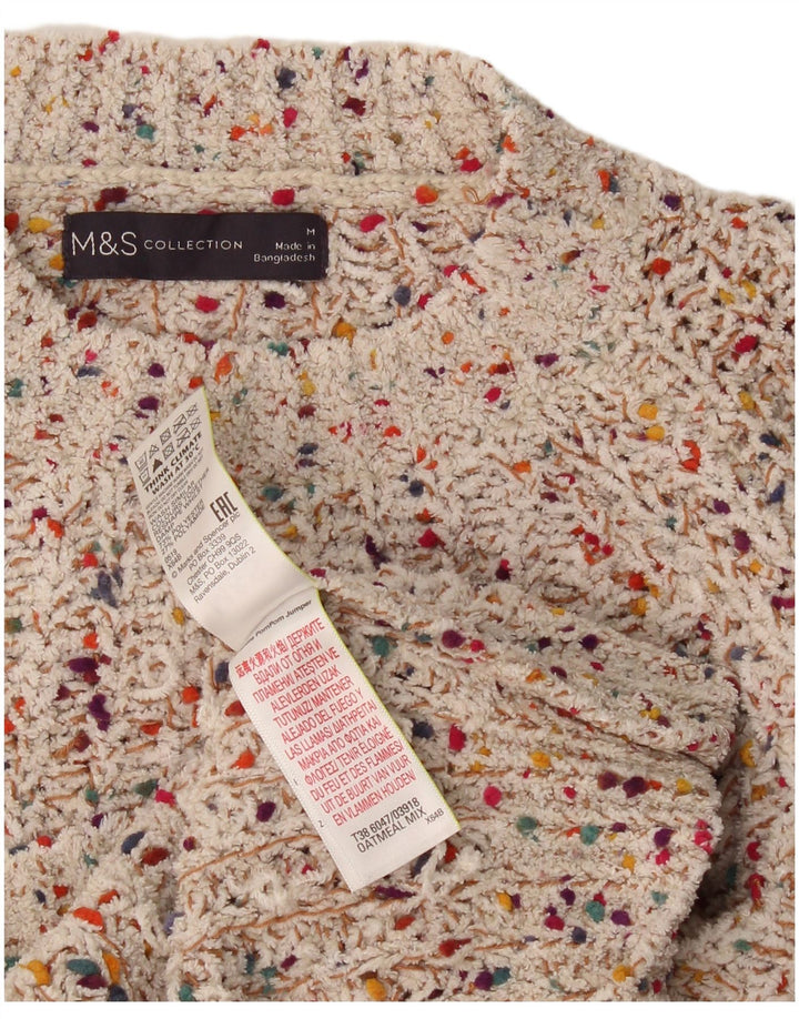 Marks & Spencer Jersey con cuello alto para mujer, talla 40, talla M, multicolor