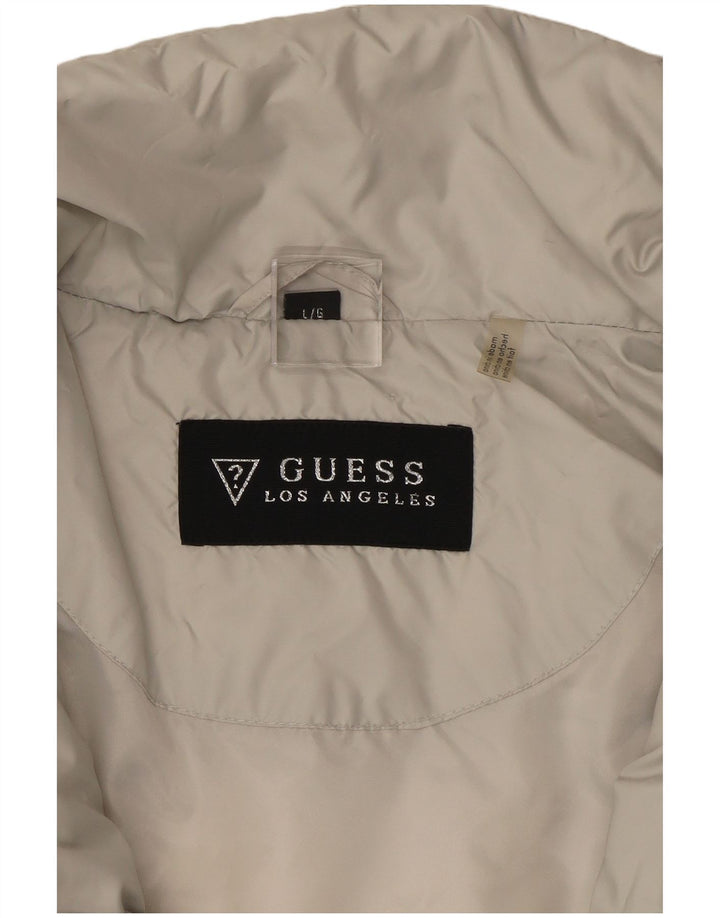 Guess Chaqueta Acolchada Mujer UK 46 Grande Gris
