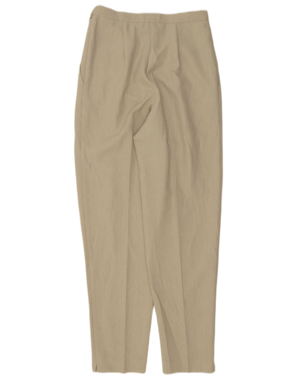 Marks & Spencer Pantalones chinos de cintura alta para mujer UK 14 Medium W24 L30 Beige