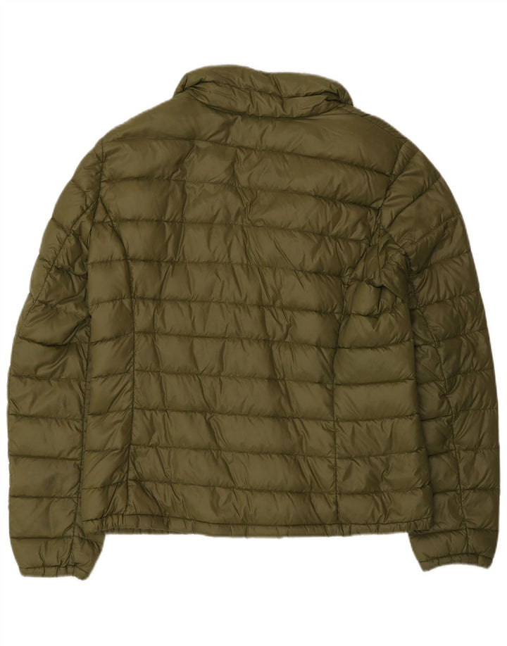 Benetton Chaqueta Acolchada Mujer UK 40 Small Verde