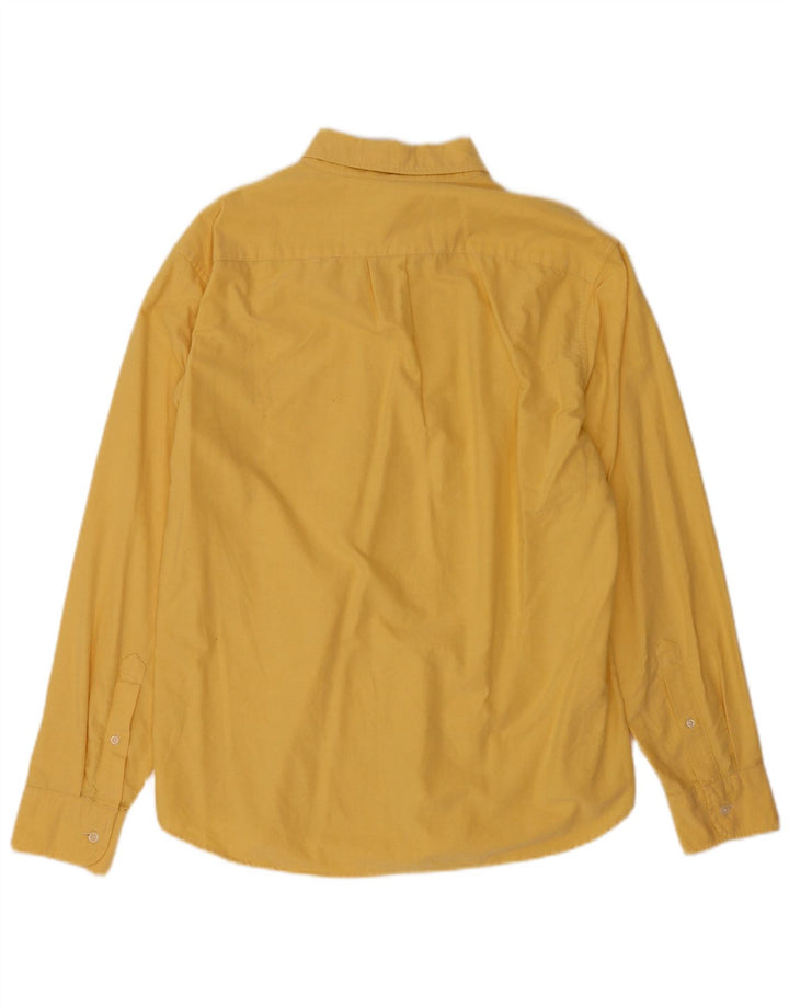 J. Crew Camisa para hombre Talla 16 1/2 Grande Algodón amarillo