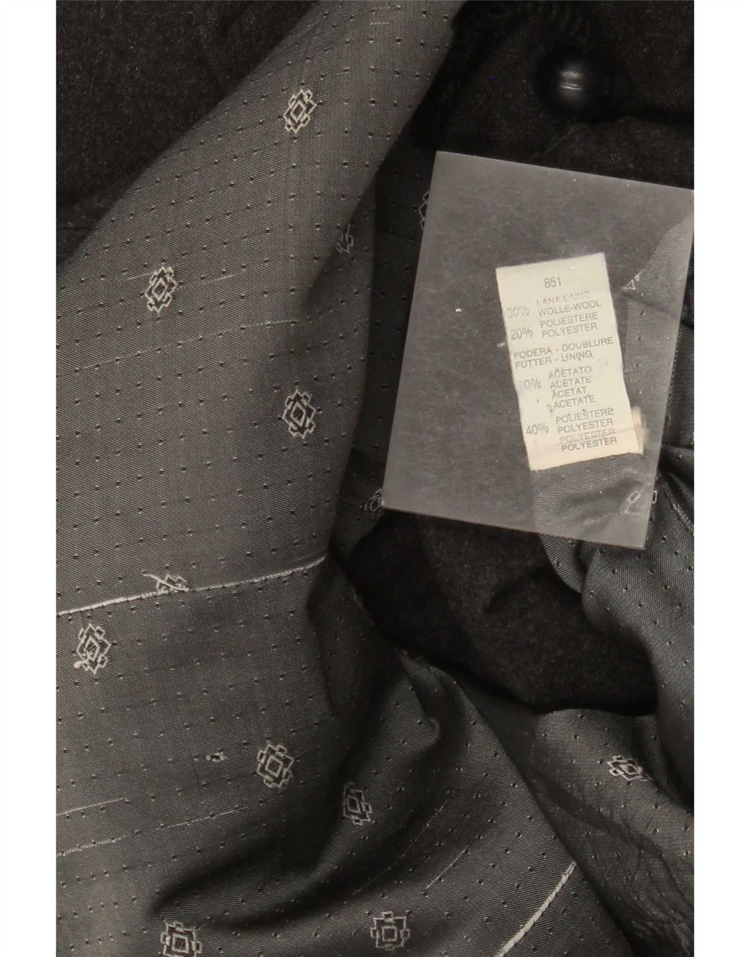 Chaqueta tipo blazer de 3 botones para mujer Penny Black IT 42 Lana gris medio