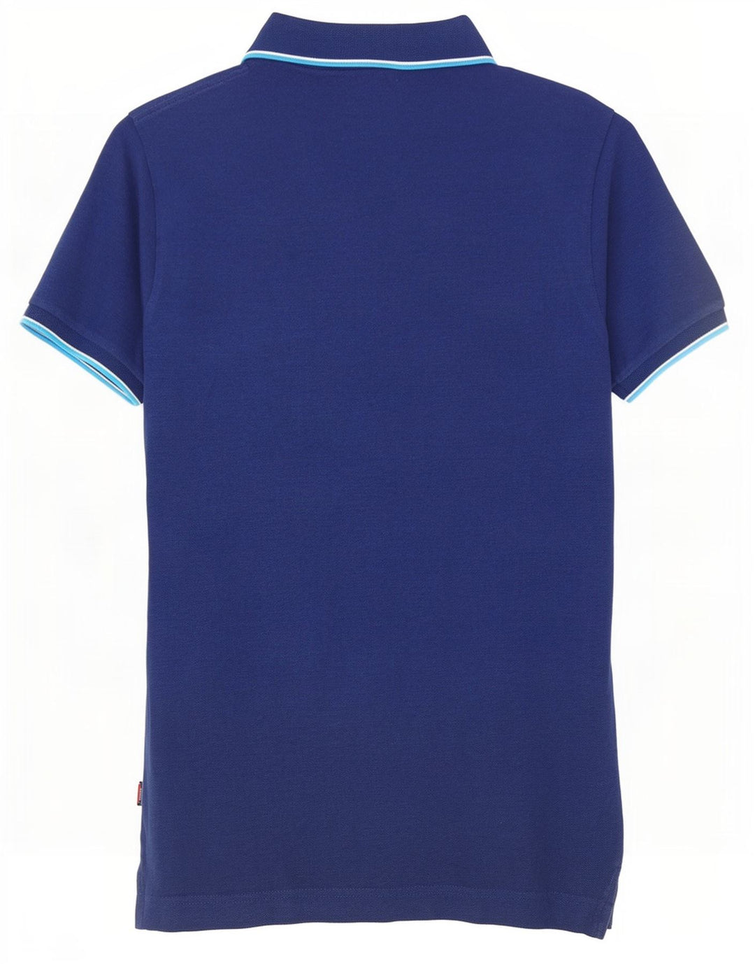 Superdry Polo para hombre de algodón azul marino grande