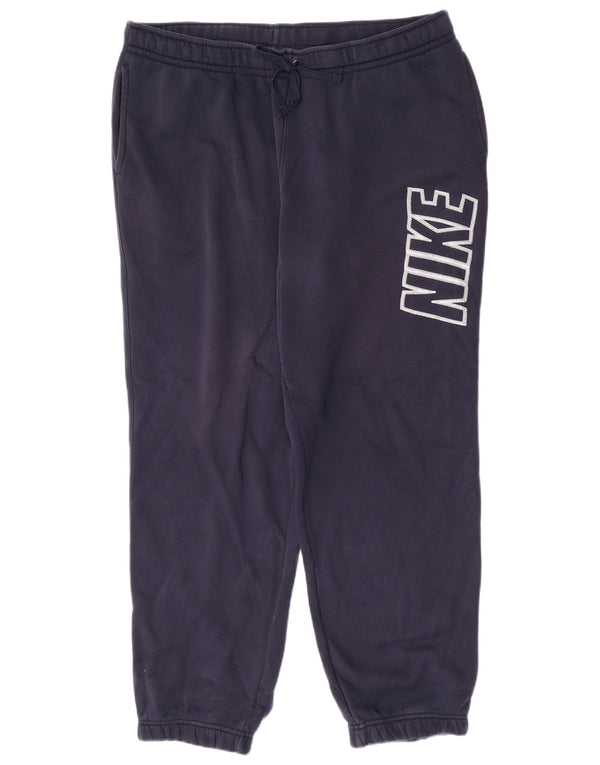 Pantalones de chándal Nike para hombre Joggers XL W38 L31 Azul marino Algodón