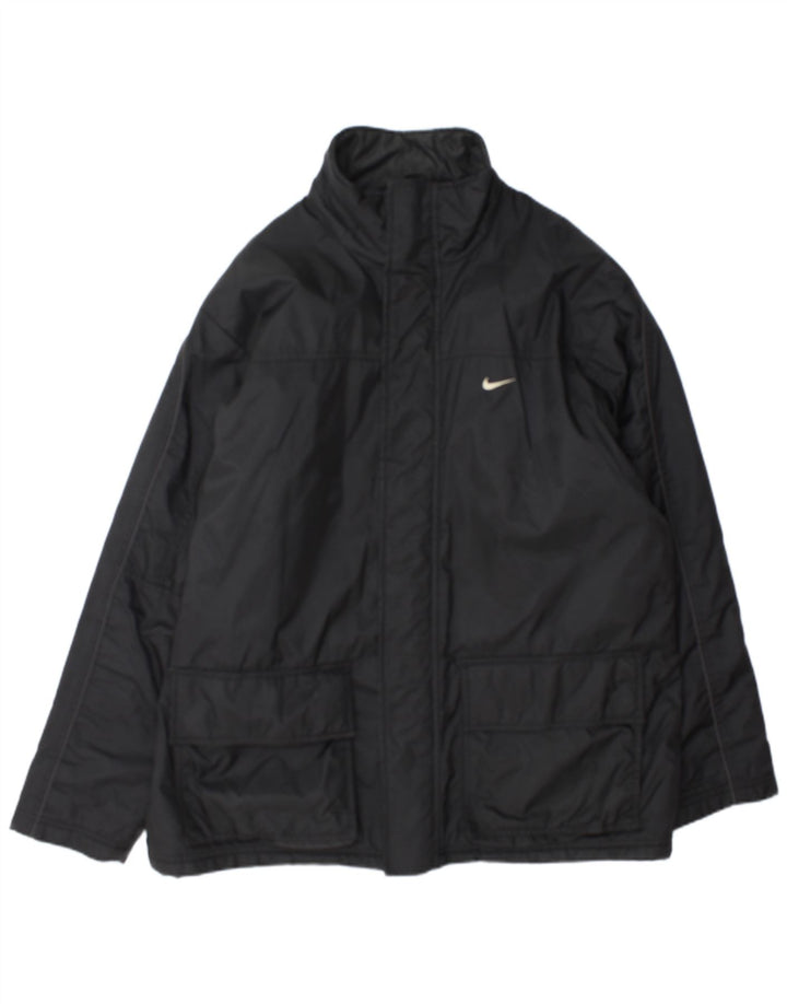 Nike Chaqueta cortavientos para hombre UK 45/47 XL Nylon negro