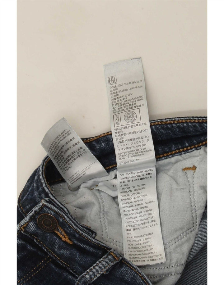 Vaqueros Levi's Mujer 712 Slim W27 L30 Lyocell Azul