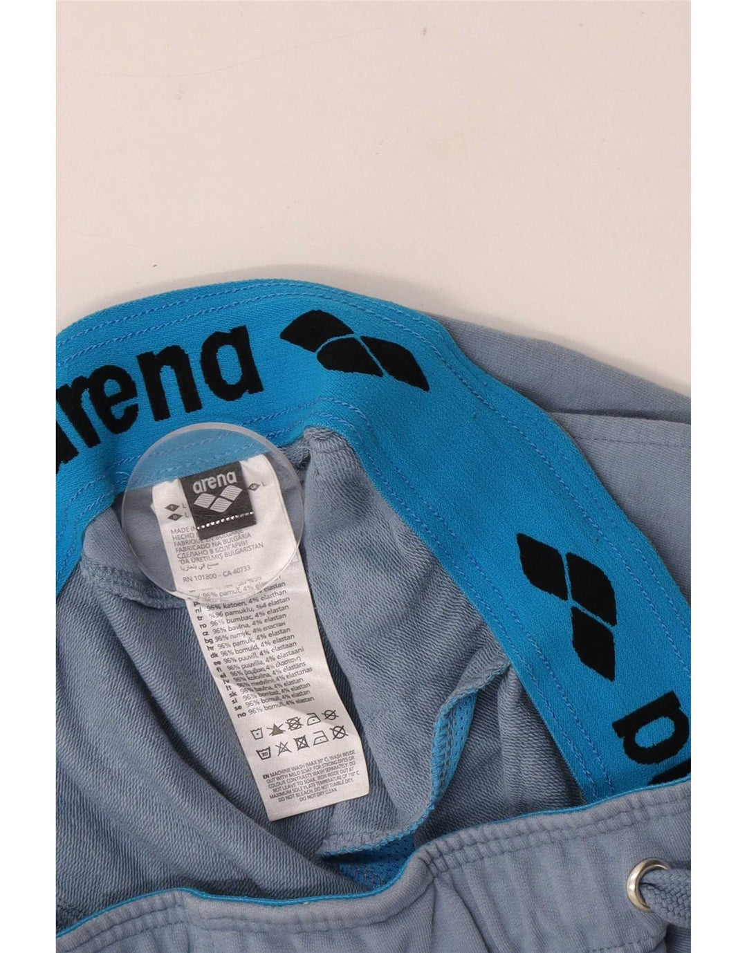 Arena Hombre Pantalones De Chándal Joggers Large Azul Algodón