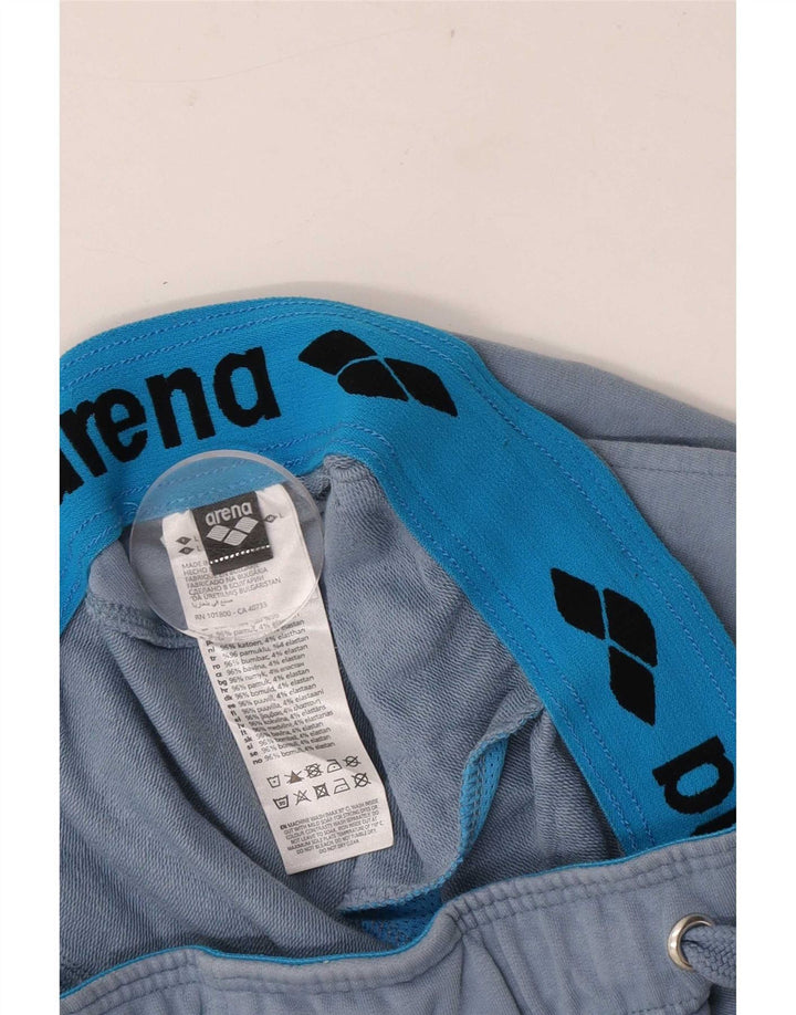 Arena Hombre Pantalones De Chándal Joggers Large Azul Algodón
