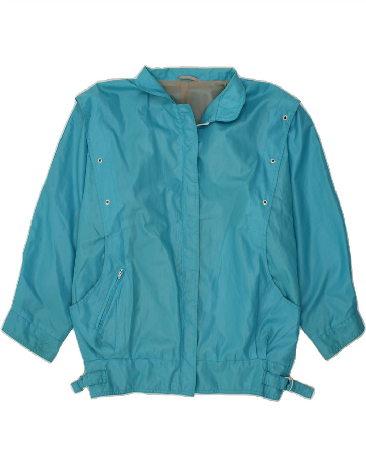 VINTAGE Womens Bomber Jacket UK 18 XL Blue Vintage Vintage and Second-Hand Vintage from Messina Hembry 