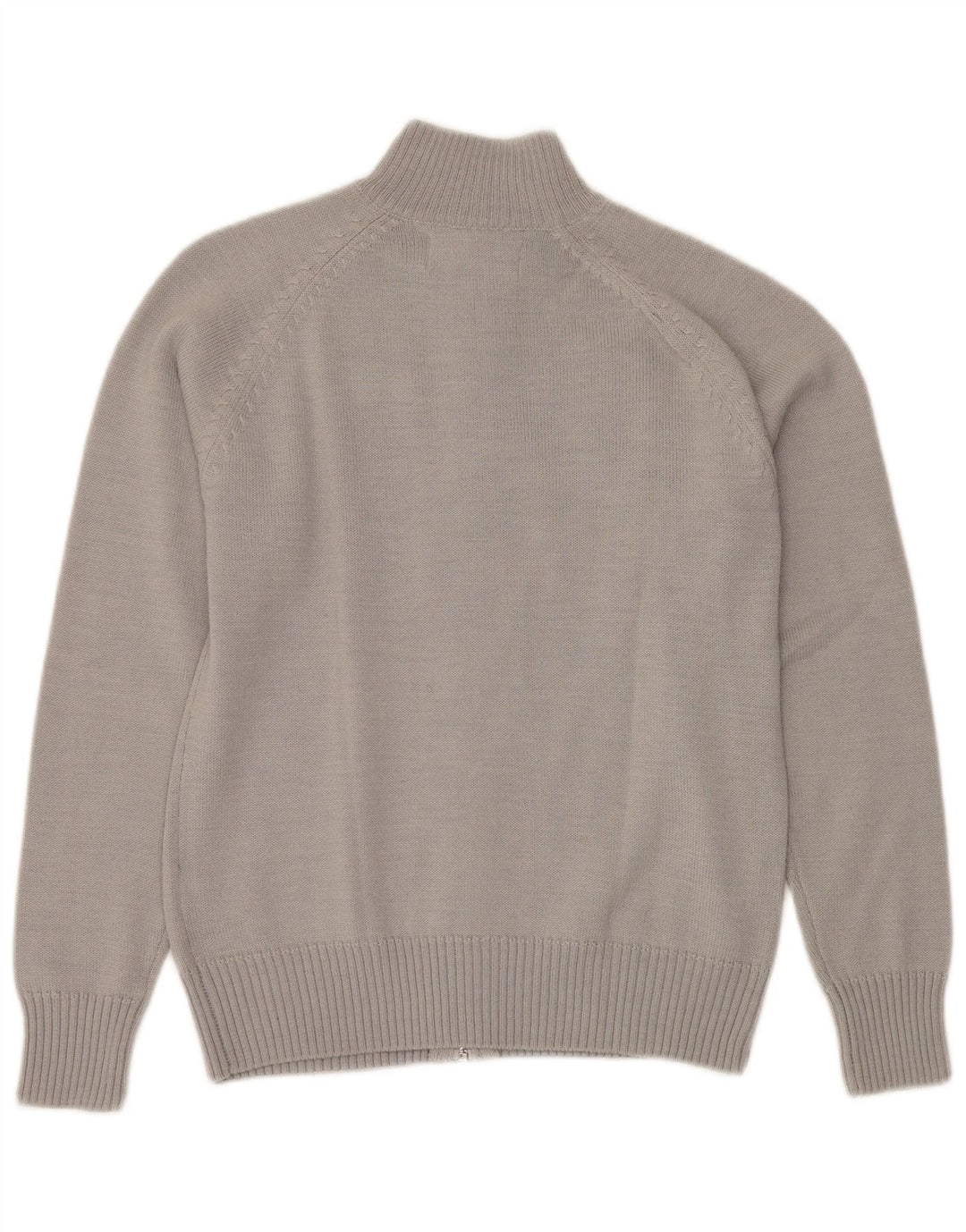 KAPPA Suéter Cárdigan para Mujer UK 44 Acrílico Color Block Gris Medio