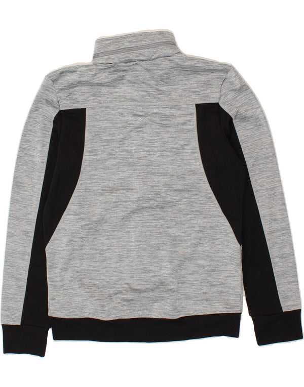 FILA Hombre Chándal Top Chaqueta Pequeña Gris Colorblock Poliéster