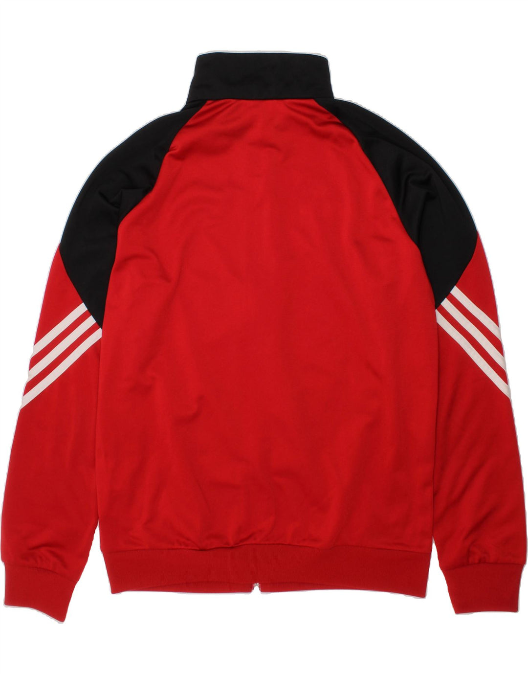 ADIDAS Boys Tracksuit Top Jacket 13-14 Years XL Red Colourblock Polyester Vintage Adidas and Second-Hand Adidas from Messina Hembry 
