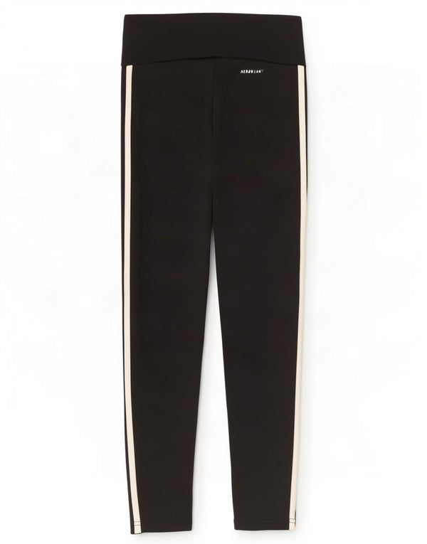 Adidas Mujer Aeroready Leggings UK 4/6 XS Negro Poliéster