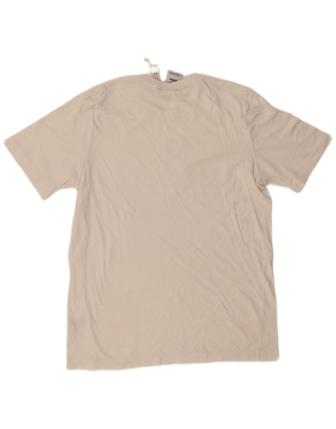 Adidas - Camiseta gráfica para hombre, talla mediana, algodón blanco