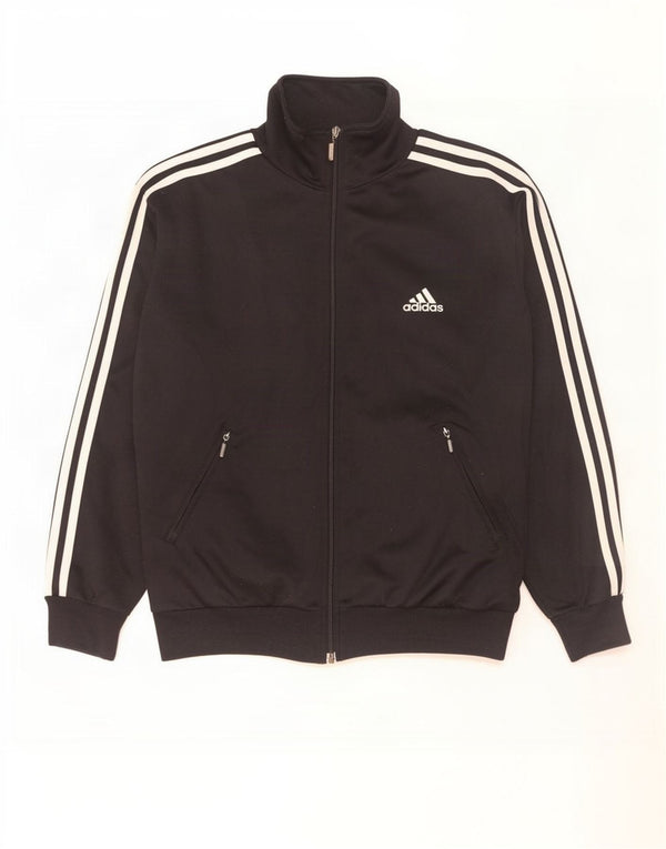 Adidas - Chaqueta de chándal holgada para hombre, talla 36/38, color negro