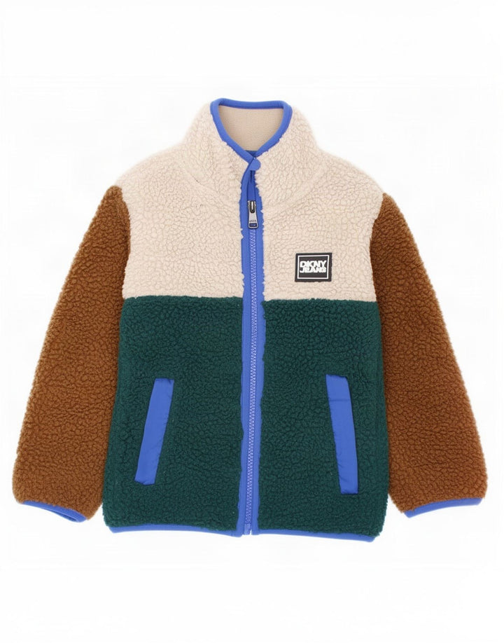 Dkny Chaqueta polar para niño 2-3 años Multicolor Colorblock Poliéster