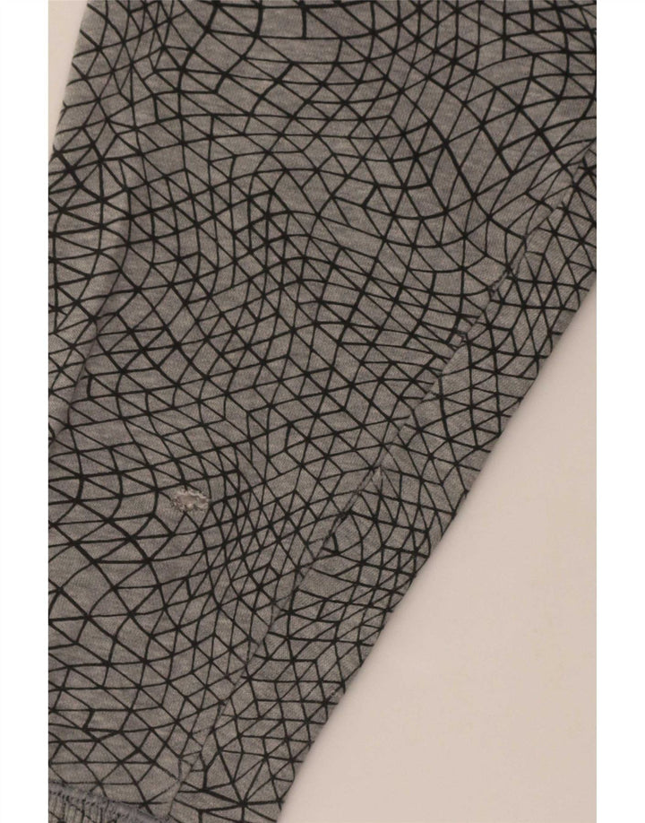 Under Armour Sudadera con capucha y cremallera para hombre, talla grande, gris, geométrico