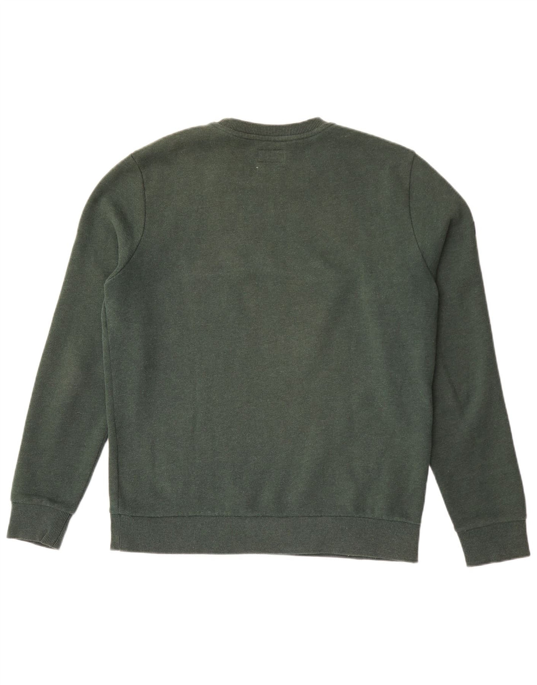 Superdry Sudadera Con Estampado De Hombre, Jersey De Algodón Verde Grande