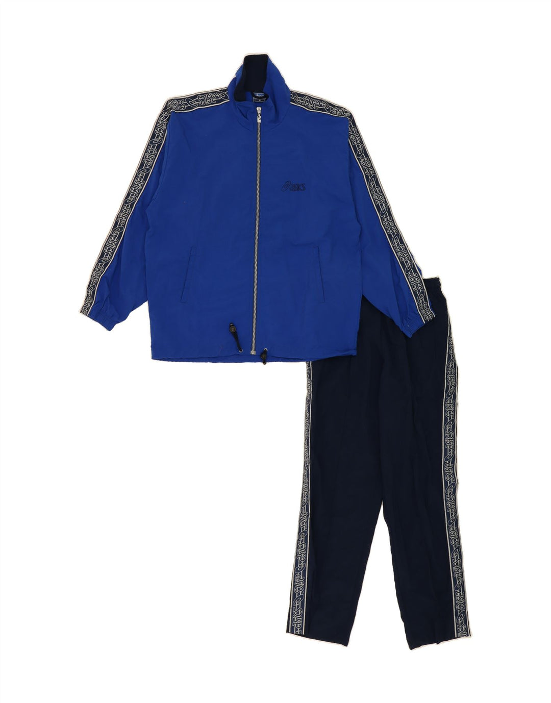 ASICS Chándal completo gráfico para hombre nailon color azul medio