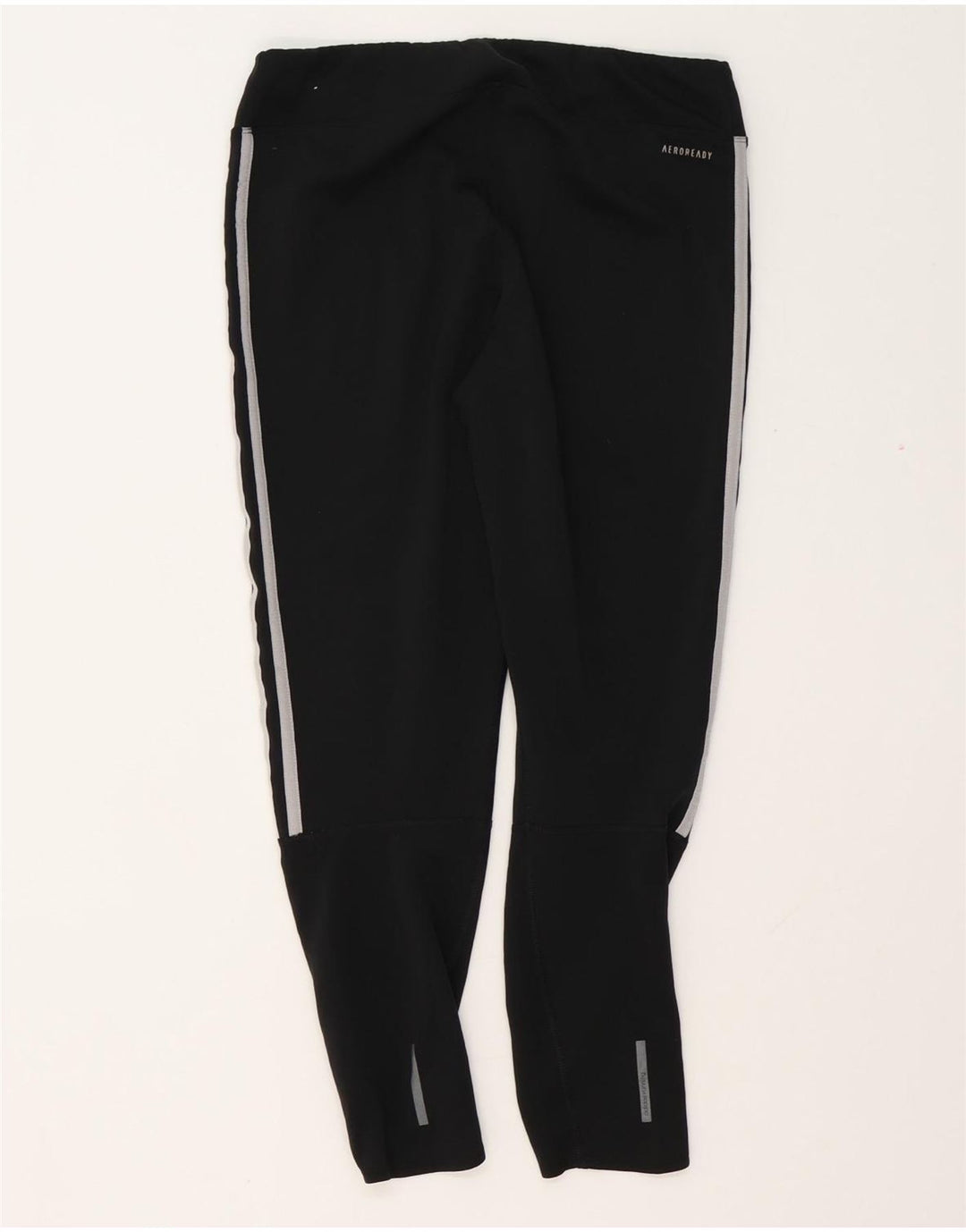 ADIDAS Leggings cortos Aeroready para mujer Reino Unido 40 Mediano Negro Poliéster