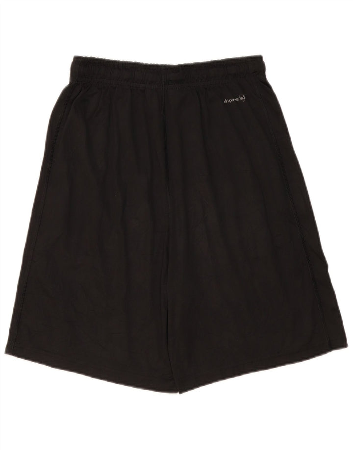 RUSSELL ATHLETIC Pantalones cortos deportivos Dri-Power para hombre, poliéster negro pequeño