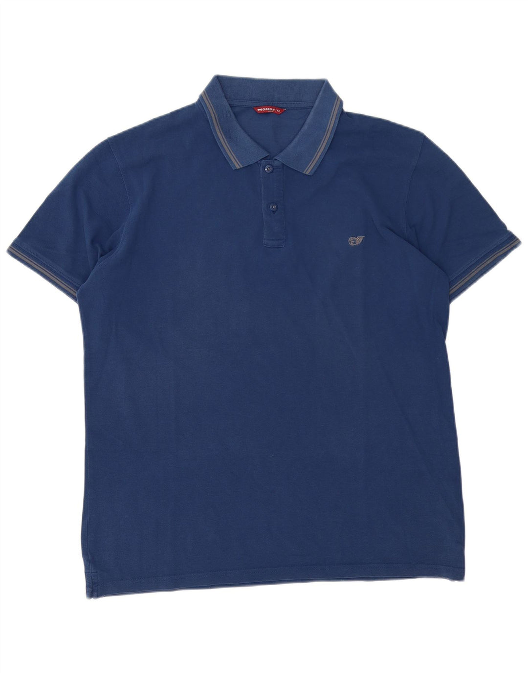 Polo Carrera Hombre 2XL Algodón Azul