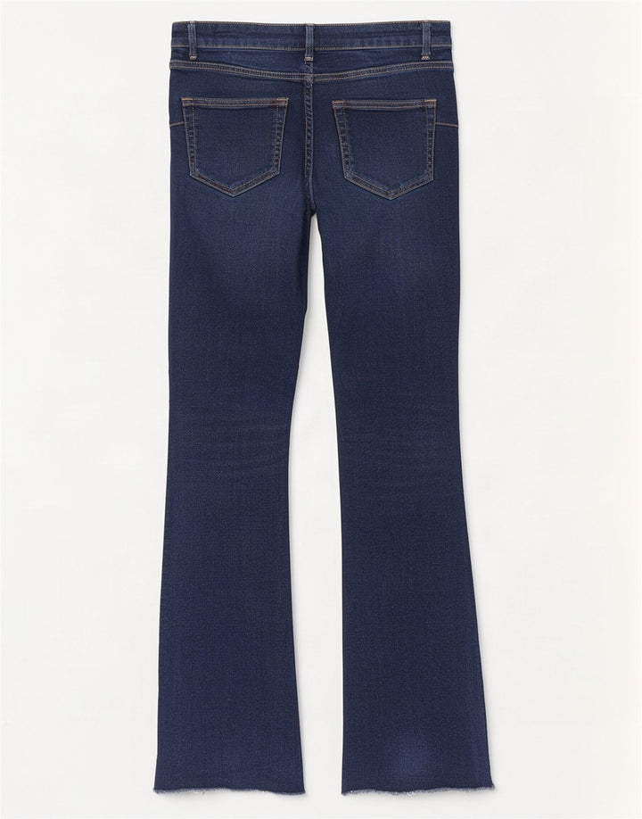 Zara Jeans Acampanados Para Mujer EU 38 Small W28 L33 Azul Marino