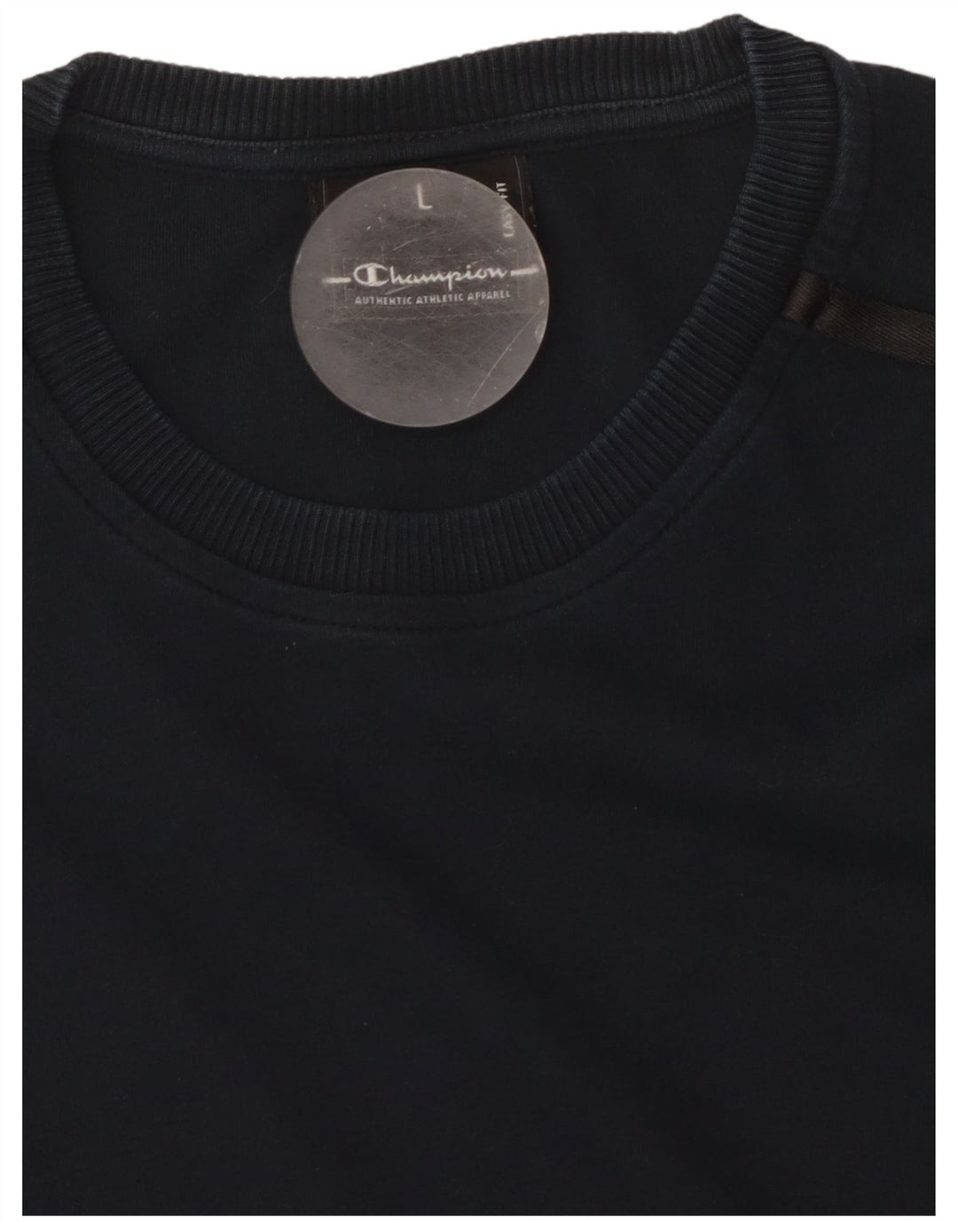 CHAMPION Camiseta de ajuste fácil para niñas 11-12 años Grande Azul marino