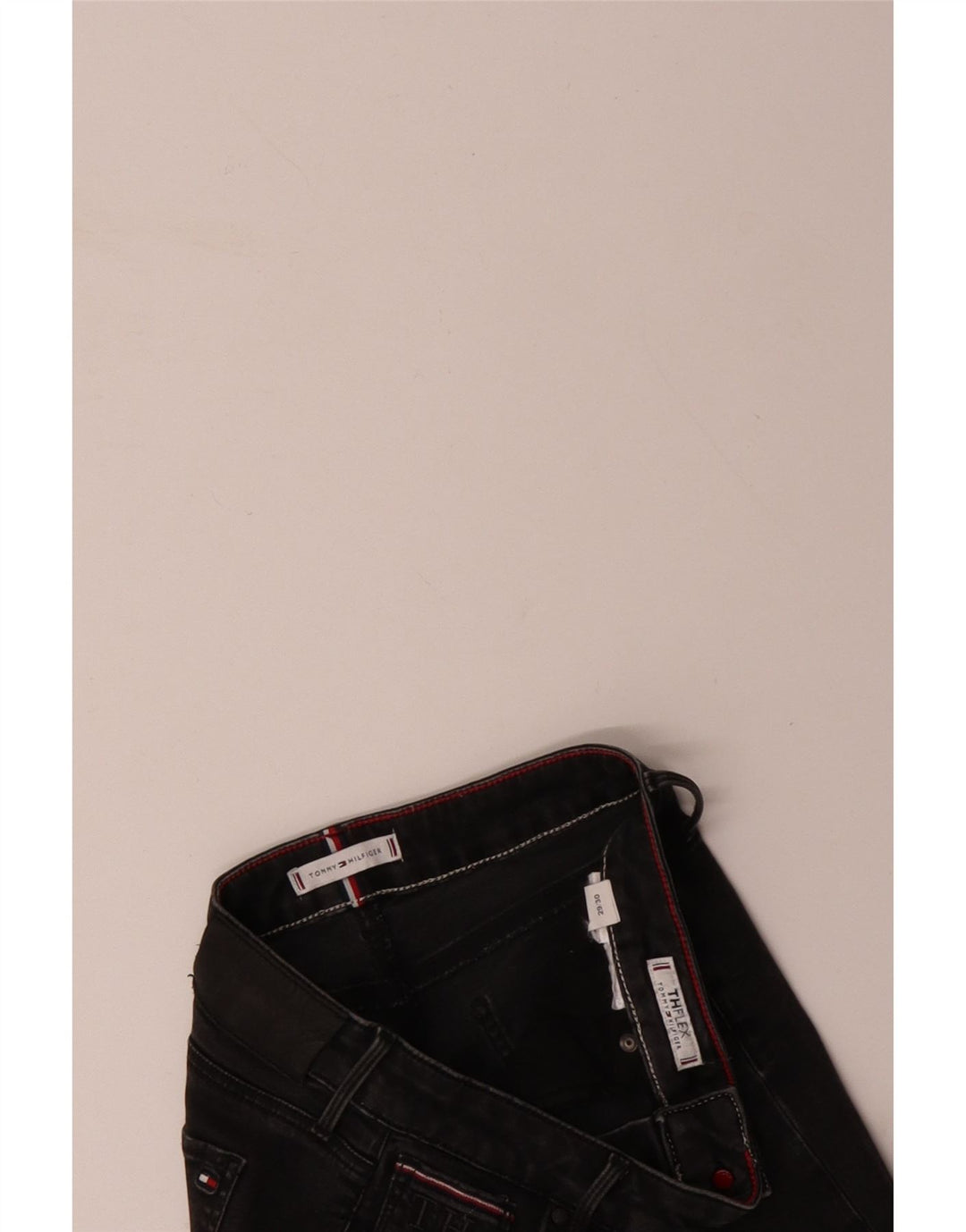 TOMMY HILFIGER Vaqueros pitillo para mujer W29 L26 Negro