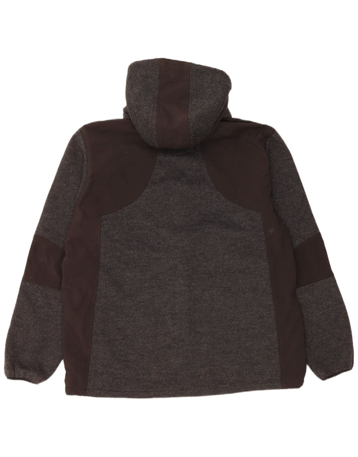 MOUNTAIN WAREHOUSE Chaqueta de chándal con capucha para hombre 2XL Gris Colorblock