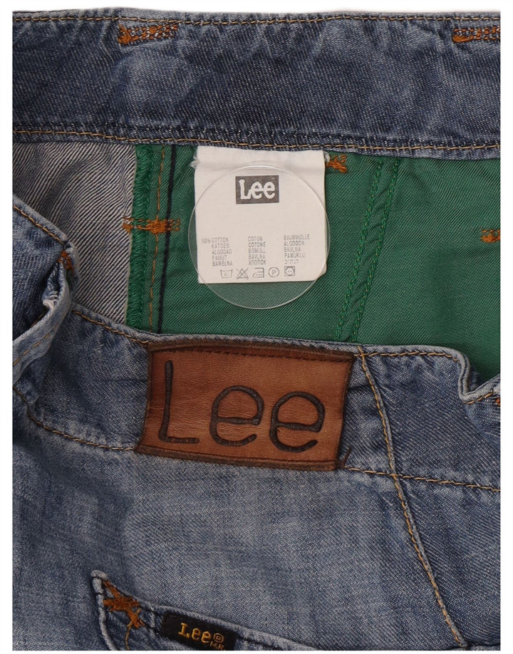 Vaqueros Lee Key West Capri para Mujer W29 L21 Algodón Azul