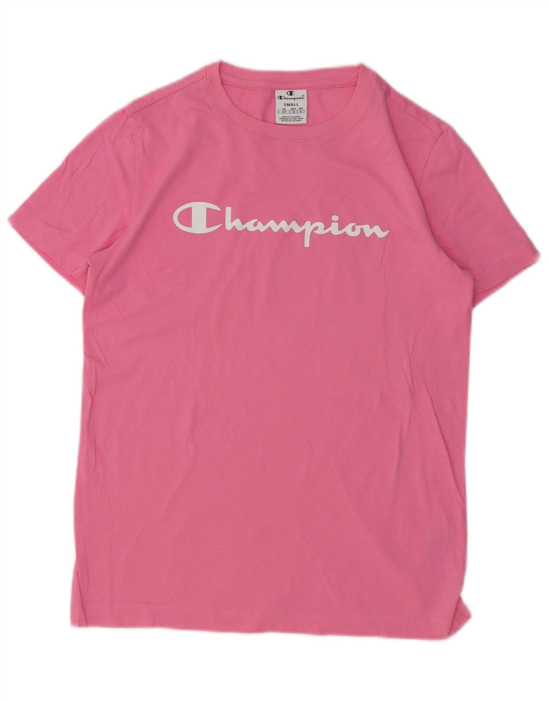 Champion Camiseta Gráfica Para Hombre Top Pequeño De Algodón Rosa