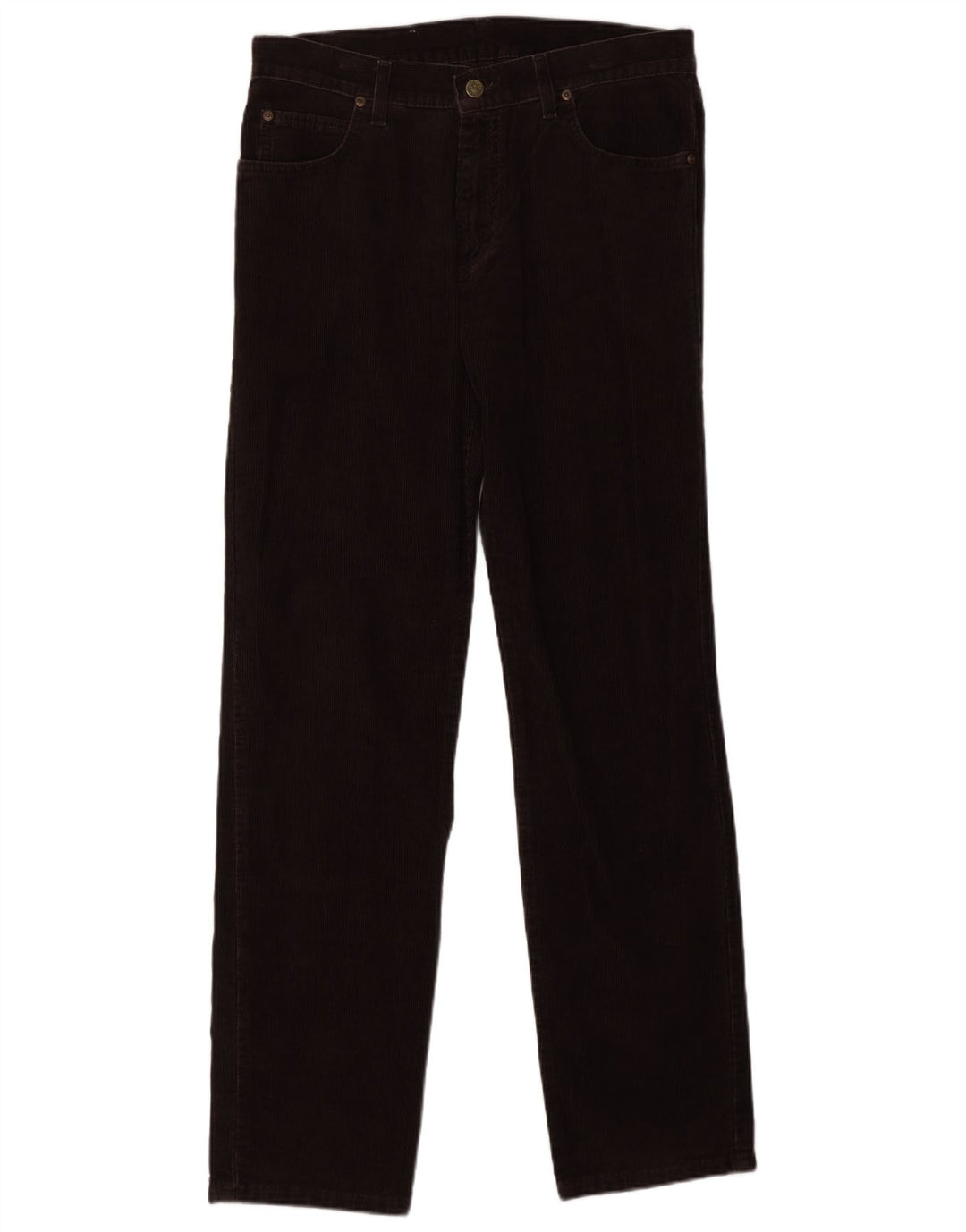 LEE Pantalones rectos de pana Brooklyn para hombre W32 L32 Algodón marrón